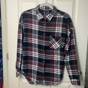 Brandy Melville Flannel Shirt Size One Size